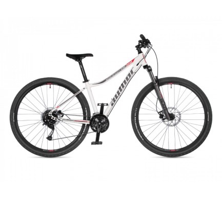 Dámsky MTB bicykel Author Solution 29" ASL 2023 16" biela/strieborná/červená