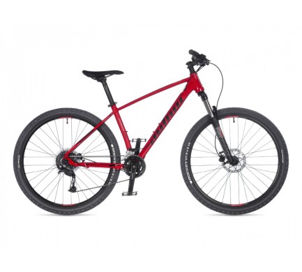 MTB bicykel Author Pegas 27,5" 2023 19" červená/čierna