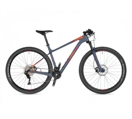 MTB bicykel Author Modus 29" 2023 21" sivá/červená/oranžová