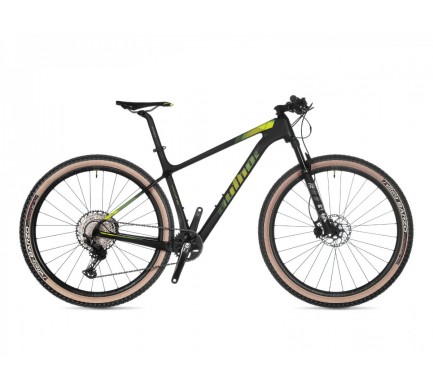 MTB bicykel Author Magnum 29" 2023 17" karbón-matná/žltá-neón/zelená/čierna