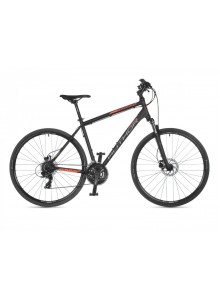 Krosový bicykel Author Horizon 2023 16" čierna-matná/oranžová