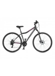 Dámsky krosový bicykel Author Horizon ASL 2023 17" sivá-matná/ružová