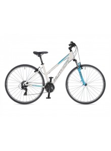 Dámsky krosový bicykel Author Linea 2023 17" biela/modrá