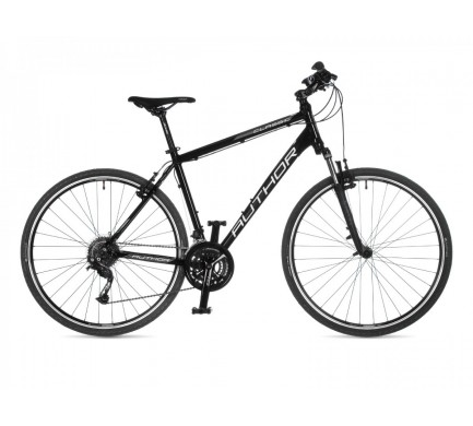 Krosový bicykel Author Classic 2023 18" čierna/biela