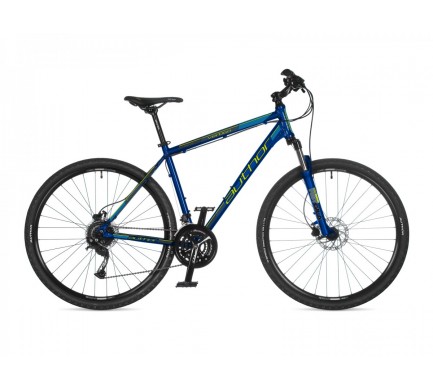 Krosový bicykel Author Vertigo 2023 20" modrá/limeta