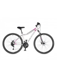 Dámsky krosový bicykel Author Vertigo ASL 2023 19" biela/strieborná/ružová