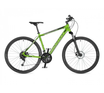Krosový bicykel Author Grand 2023 22" zelená/čierna