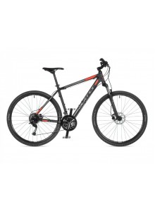 Krosový bicykel Author Grand 2023 18" čierna-matná/oranžová