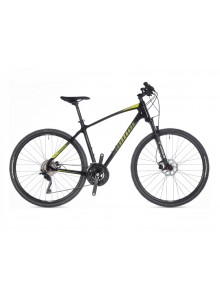 Krosový bicykel Author Synergy 2023 18" karbón/limeta/zelená/čierna