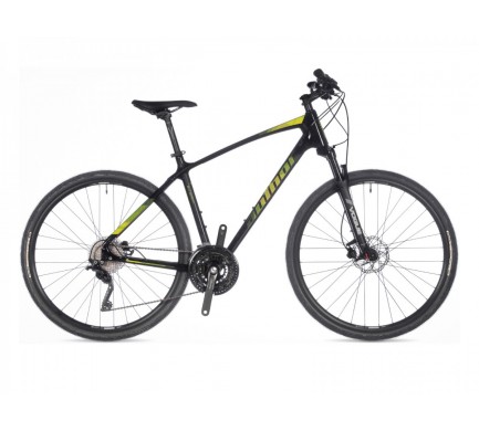 Krosový bicykel Author Synergy 2023 16" karbón/limeta/zelená/čierna