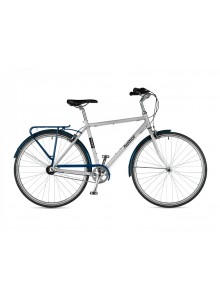 Retro bicykel Author Voyage 2023 22" strieborná/modrá