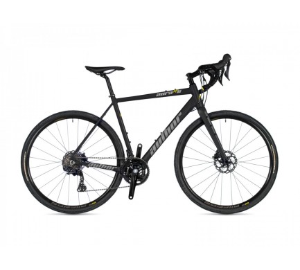 Gravel bicykel Author Aura XR6 2023 56 čierna-matná/žltá
