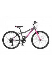 Ultima 24 2025 12,5" stříbrná/růžová Author dětské 24"kolo