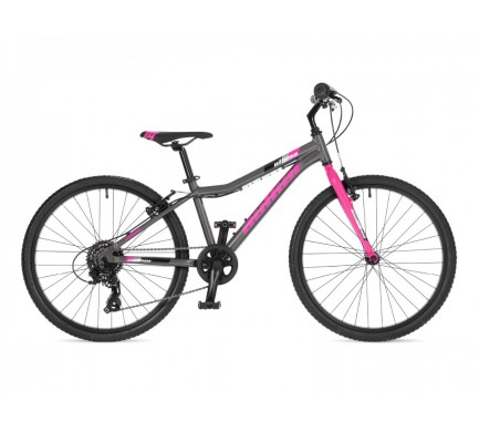 Ultima 24 2025 12,5" stříbrná/růžová Author dětské 24"kolo