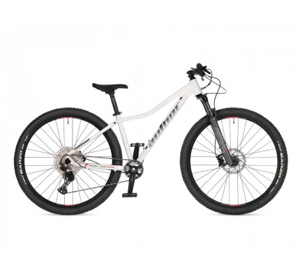 Traction ASL 2025 18" bílá/stříbrná/červená Author dámské MTB 29"kolo