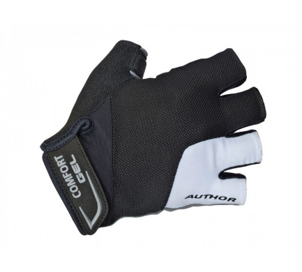 AUTHOR Rukavice Men Comfort Gel X6 k/p XL (biela/čierna)